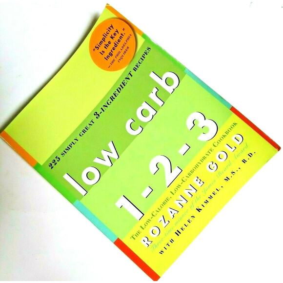 Low Carb Cookbook 1 2 3 Weight Loss 225 Simply Great 3 Ingredient Recipes Book - Picture 7 of 7